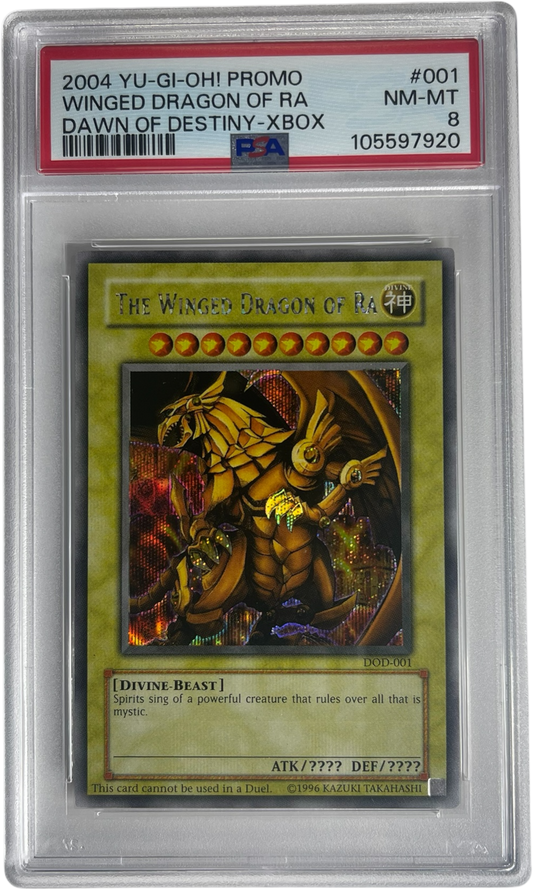 PSA 8 Winged Dragon Of Ra (DOD-001) Secret