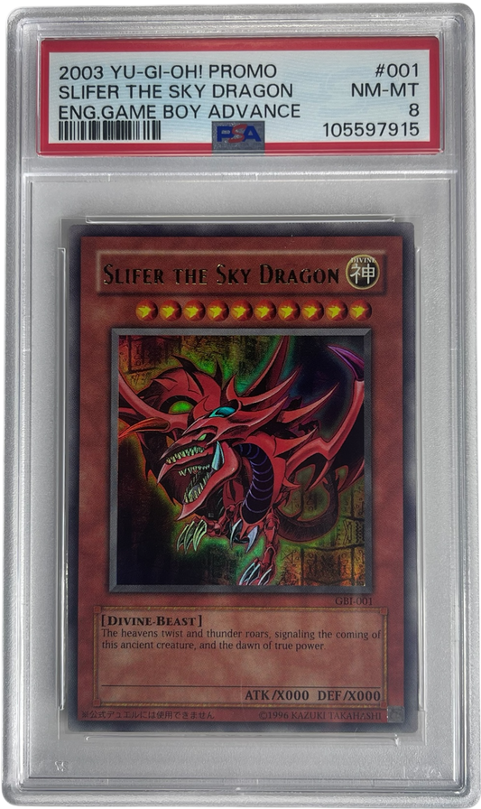 PSA 8 Slifer The Sky Dragon (GBI-001) Ultra