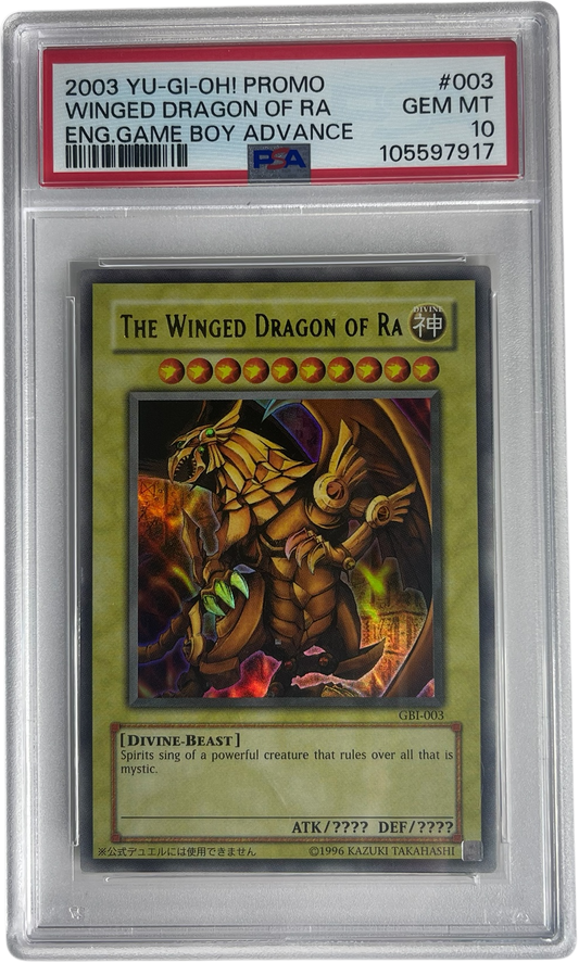 PSA 10 Winged Dragon Of Ra (GBI-003) Ultra